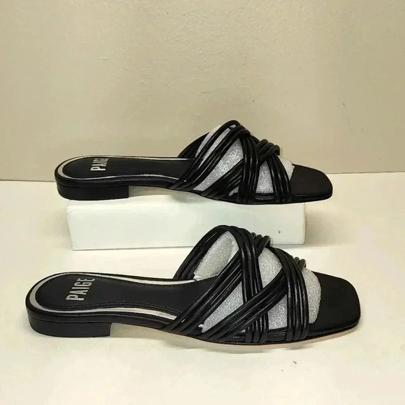 Paige women's Dina flat slide sandal size 6.5 - Picture 1 of 6